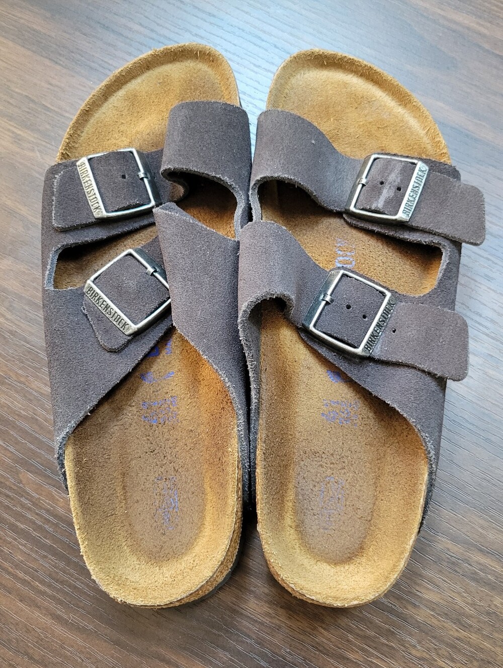 Birkenstock Suede Arizona Sandal Women Size EU 41 US 10 Comfort Casual Slip On